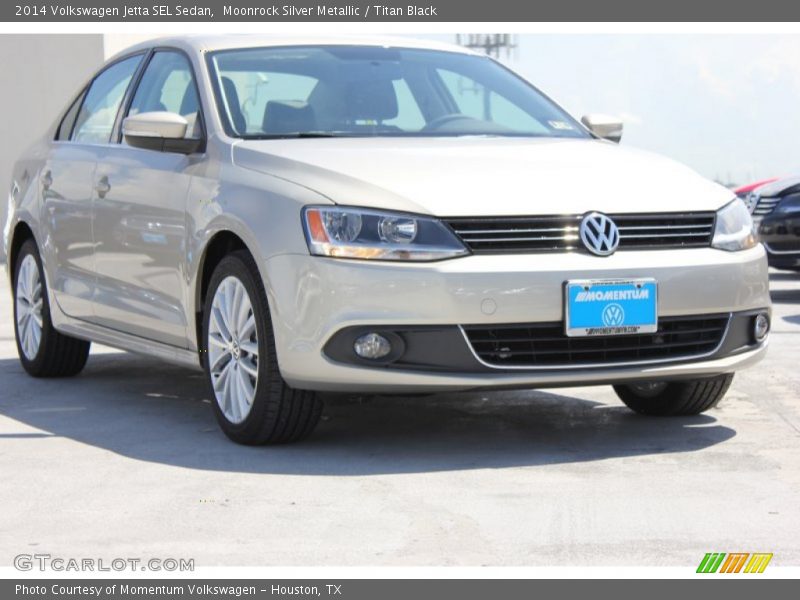 Moonrock Silver Metallic / Titan Black 2014 Volkswagen Jetta SEL Sedan