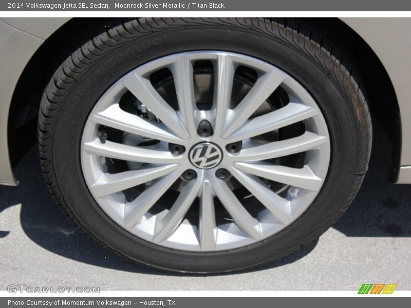 Moonrock Silver Metallic / Titan Black 2014 Volkswagen Jetta SEL Sedan