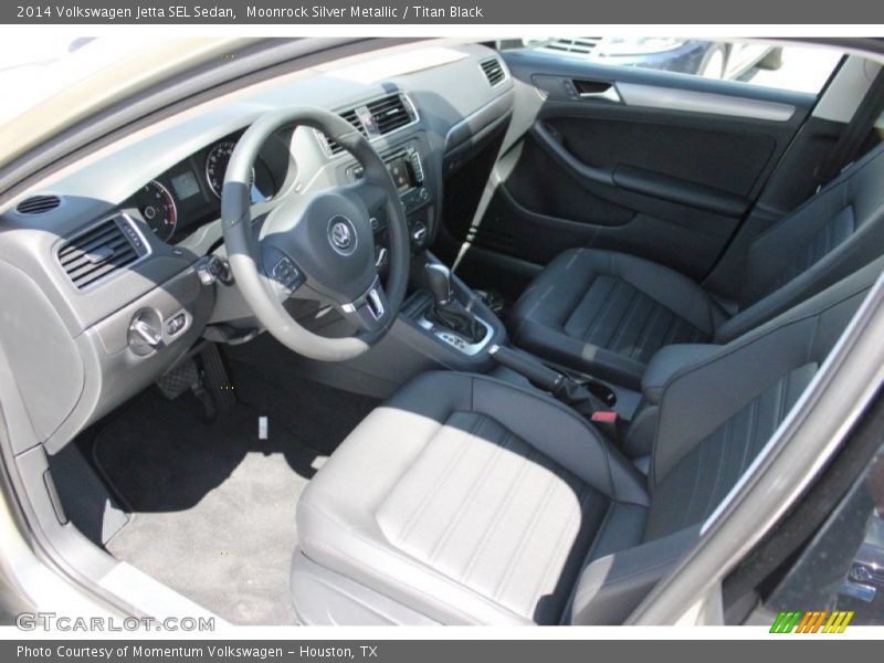 Moonrock Silver Metallic / Titan Black 2014 Volkswagen Jetta SEL Sedan