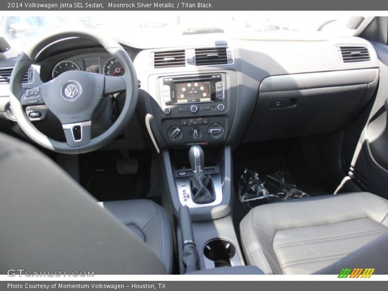 Moonrock Silver Metallic / Titan Black 2014 Volkswagen Jetta SEL Sedan