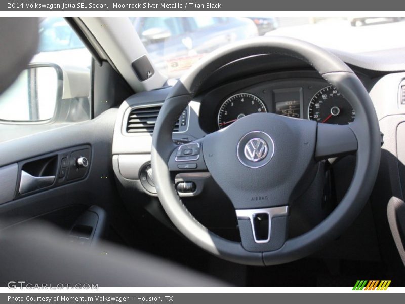 Moonrock Silver Metallic / Titan Black 2014 Volkswagen Jetta SEL Sedan