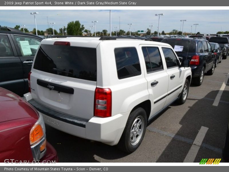 Stone White / Dark Slate Gray/Medium Slate Gray 2009 Jeep Patriot Sport 4x4