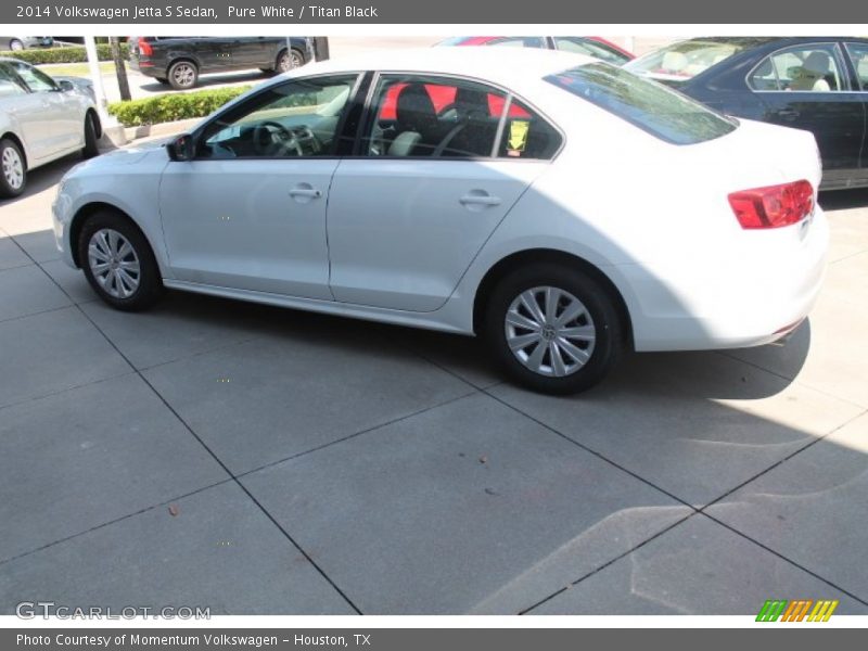 Pure White / Titan Black 2014 Volkswagen Jetta S Sedan