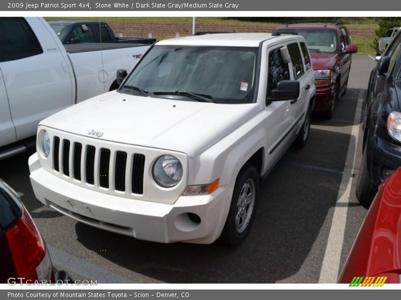 Stone White / Dark Slate Gray/Medium Slate Gray 2009 Jeep Patriot Sport 4x4