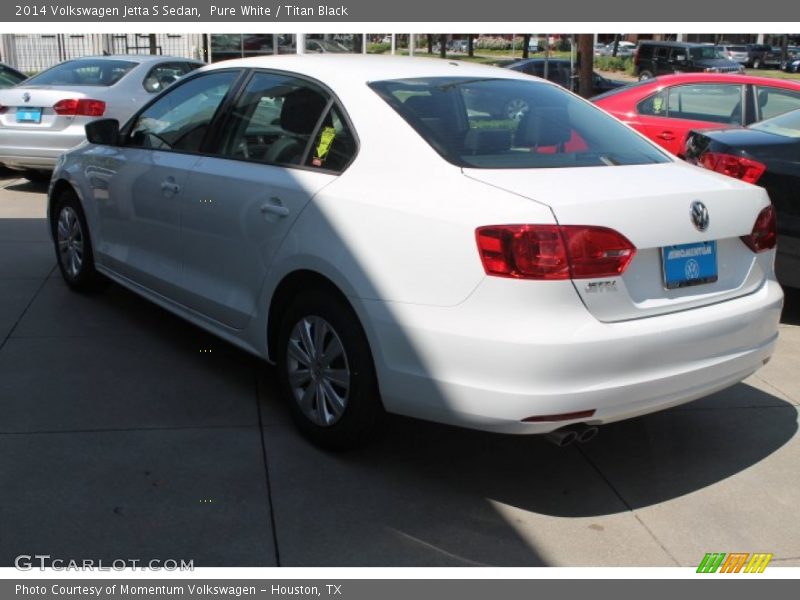 Pure White / Titan Black 2014 Volkswagen Jetta S Sedan