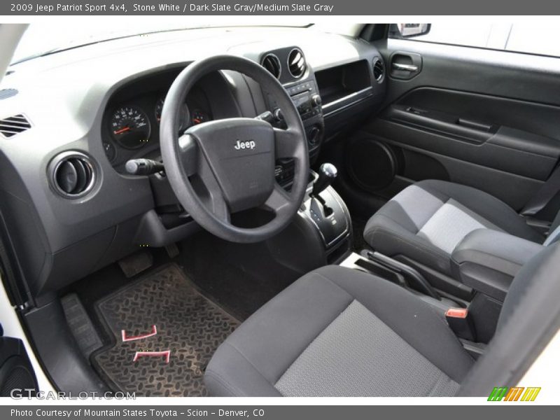 Stone White / Dark Slate Gray/Medium Slate Gray 2009 Jeep Patriot Sport 4x4