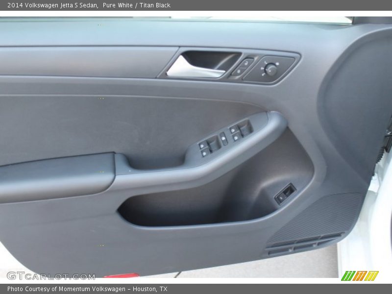 Pure White / Titan Black 2014 Volkswagen Jetta S Sedan