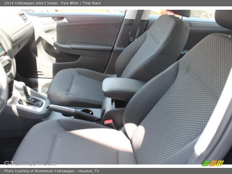 Pure White / Titan Black 2014 Volkswagen Jetta S Sedan