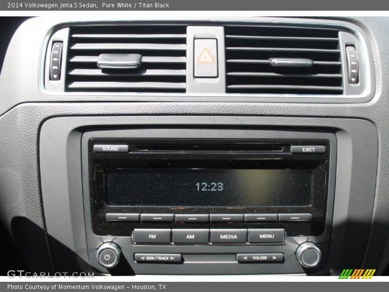 Pure White / Titan Black 2014 Volkswagen Jetta S Sedan