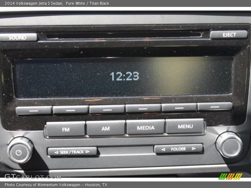 Pure White / Titan Black 2014 Volkswagen Jetta S Sedan