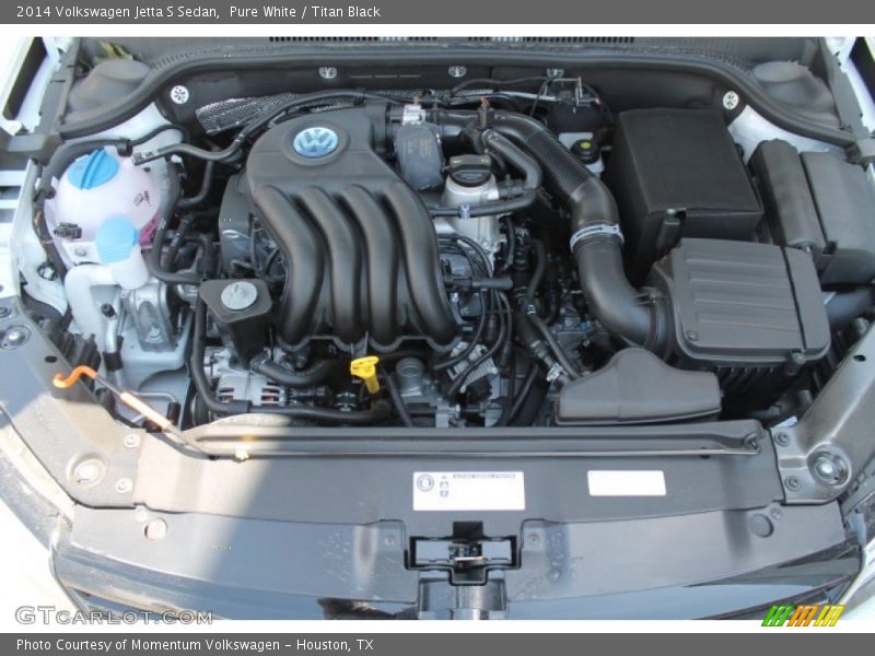 Pure White / Titan Black 2014 Volkswagen Jetta S Sedan