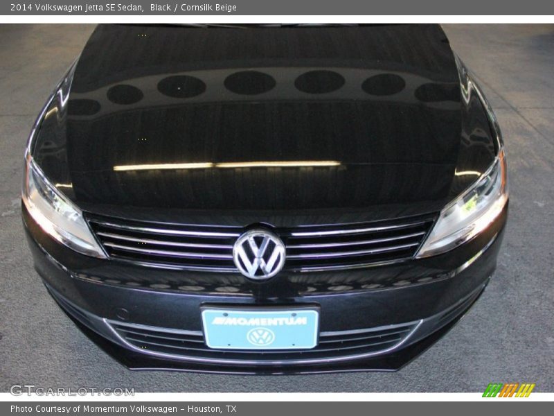 Black / Cornsilk Beige 2014 Volkswagen Jetta SE Sedan