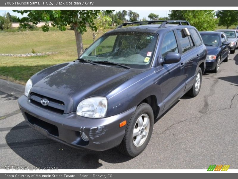 Black Obsidian / Gray 2006 Hyundai Santa Fe GLS
