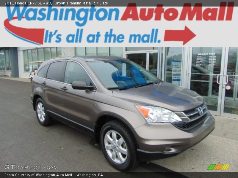 Urban Titanium Metallic / Black 2011 Honda CR-V SE 4WD