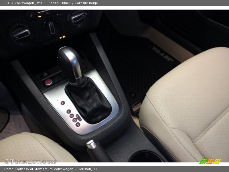 Black / Cornsilk Beige 2014 Volkswagen Jetta SE Sedan