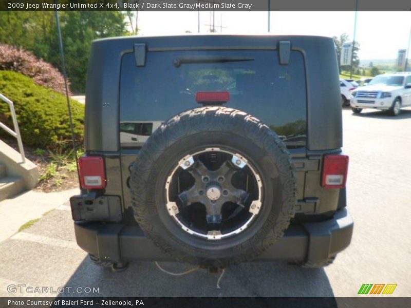 Black / Dark Slate Gray/Medium Slate Gray 2009 Jeep Wrangler Unlimited X 4x4