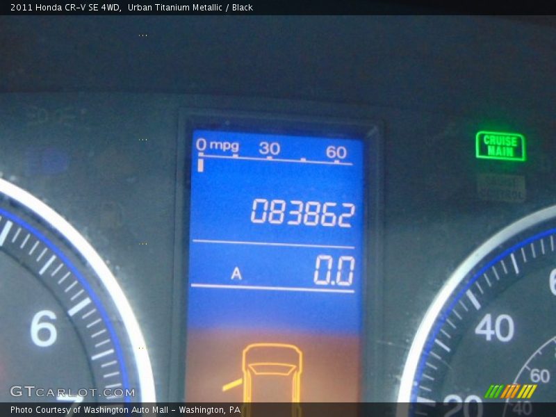 Urban Titanium Metallic / Black 2011 Honda CR-V SE 4WD