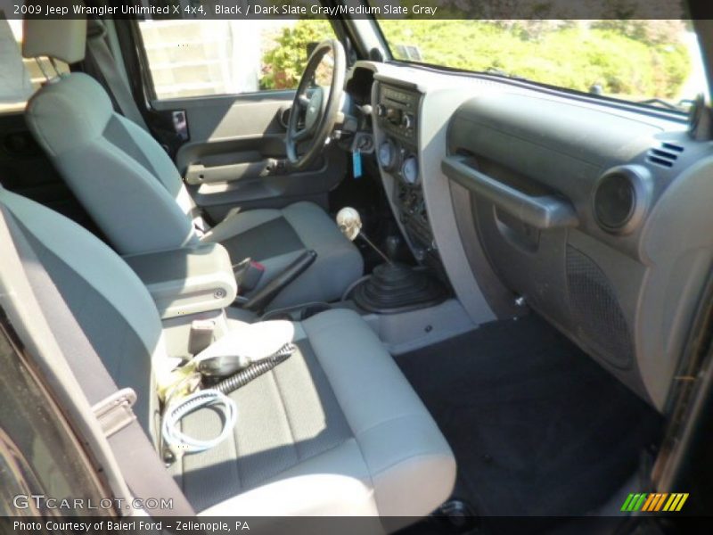 Black / Dark Slate Gray/Medium Slate Gray 2009 Jeep Wrangler Unlimited X 4x4