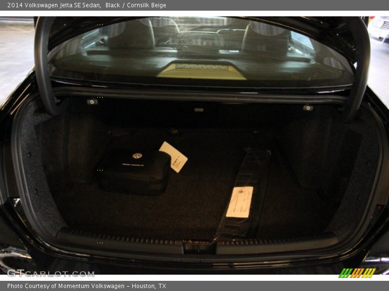 Black / Cornsilk Beige 2014 Volkswagen Jetta SE Sedan