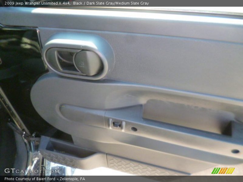 Black / Dark Slate Gray/Medium Slate Gray 2009 Jeep Wrangler Unlimited X 4x4