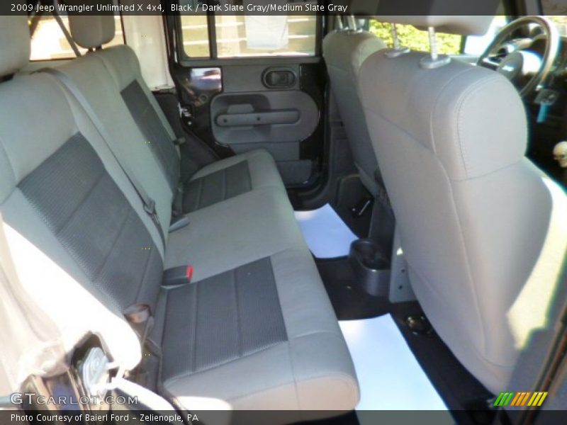 Black / Dark Slate Gray/Medium Slate Gray 2009 Jeep Wrangler Unlimited X 4x4