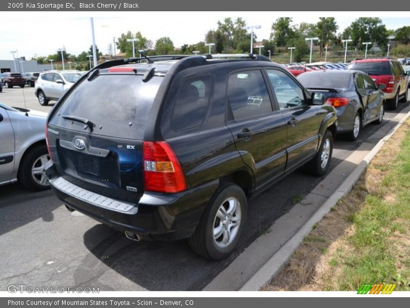 Black Cherry / Black 2005 Kia Sportage EX