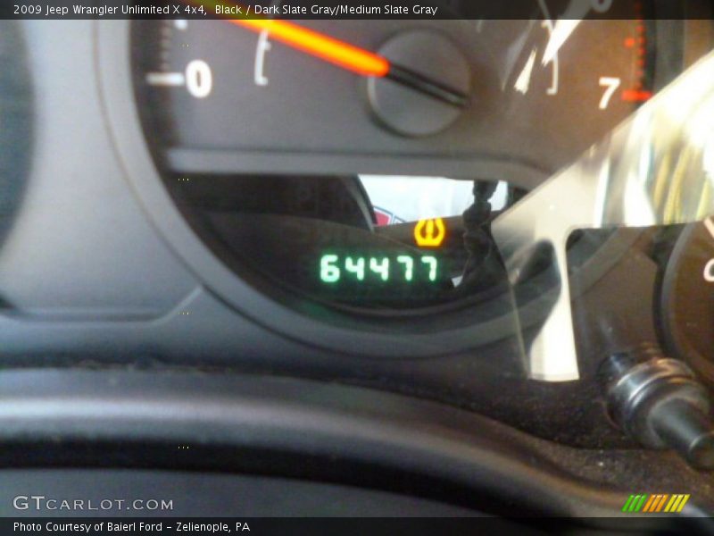 Black / Dark Slate Gray/Medium Slate Gray 2009 Jeep Wrangler Unlimited X 4x4