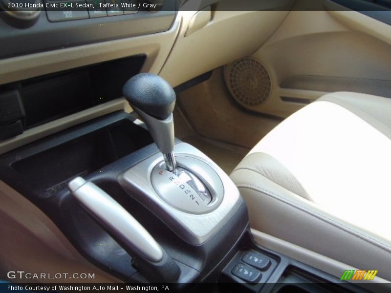 Taffeta White / Gray 2010 Honda Civic EX-L Sedan