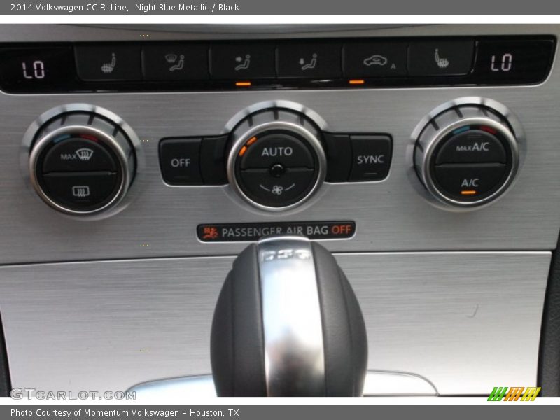 Night Blue Metallic / Black 2014 Volkswagen CC R-Line