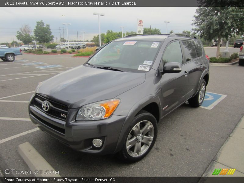 Magnetic Gray Metallic / Dark Charcoal 2011 Toyota RAV4 V6 Sport 4WD