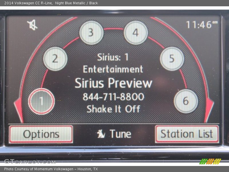 Night Blue Metallic / Black 2014 Volkswagen CC R-Line