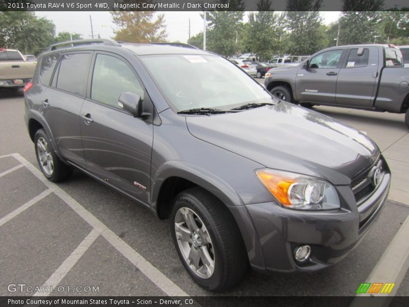 Magnetic Gray Metallic / Dark Charcoal 2011 Toyota RAV4 V6 Sport 4WD