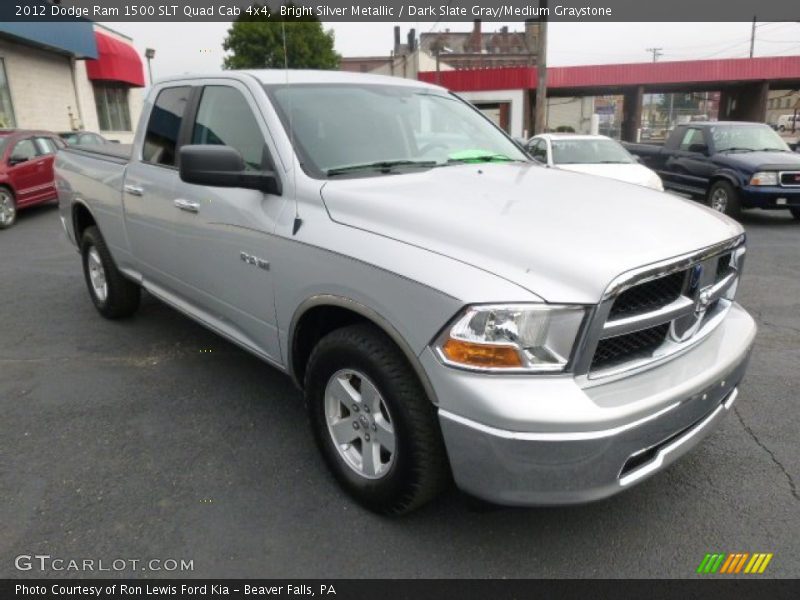 Front 3/4 View of 2012 Ram 1500 SLT Quad Cab 4x4