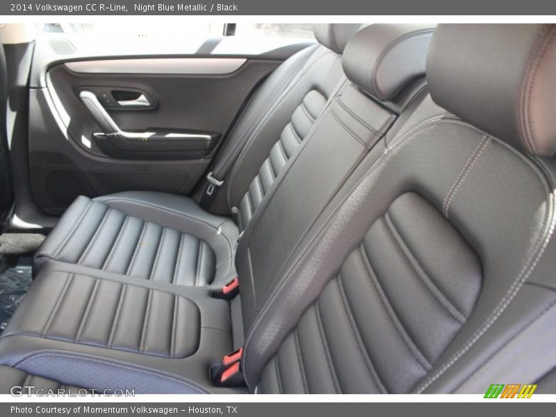 Night Blue Metallic / Black 2014 Volkswagen CC R-Line