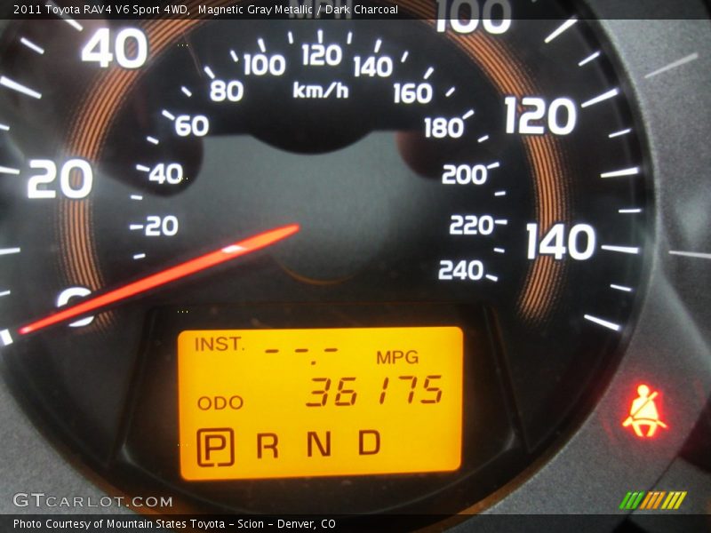 Magnetic Gray Metallic / Dark Charcoal 2011 Toyota RAV4 V6 Sport 4WD