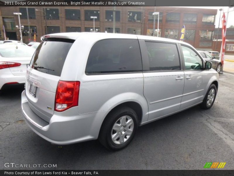 Bright Silver Metallic / Black/Light Graystone 2011 Dodge Grand Caravan Express