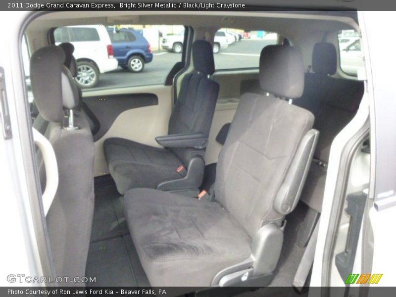 Bright Silver Metallic / Black/Light Graystone 2011 Dodge Grand Caravan Express