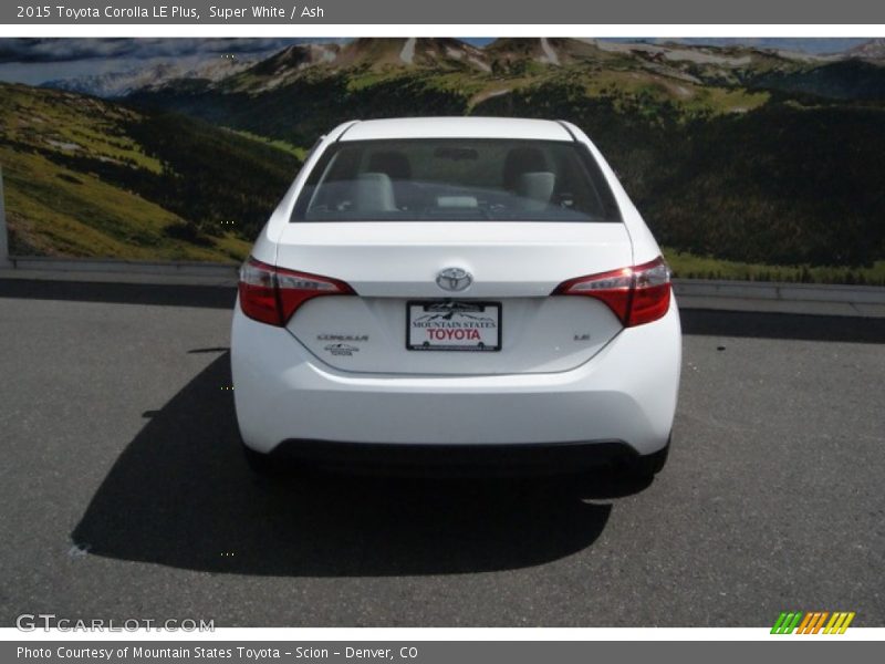 Super White / Ash 2015 Toyota Corolla LE Plus