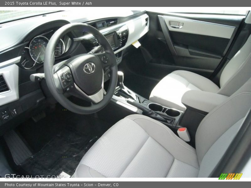 Super White / Ash 2015 Toyota Corolla LE Plus