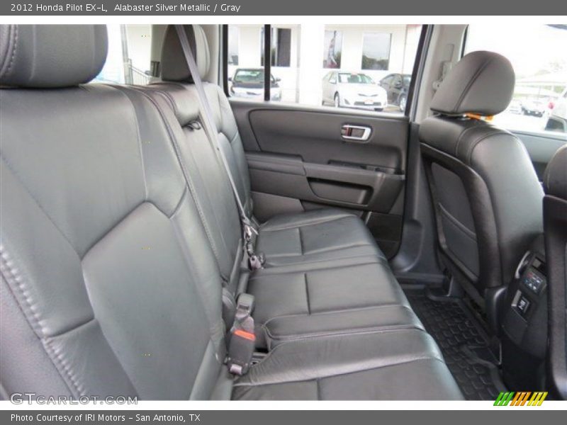 Alabaster Silver Metallic / Gray 2012 Honda Pilot EX-L