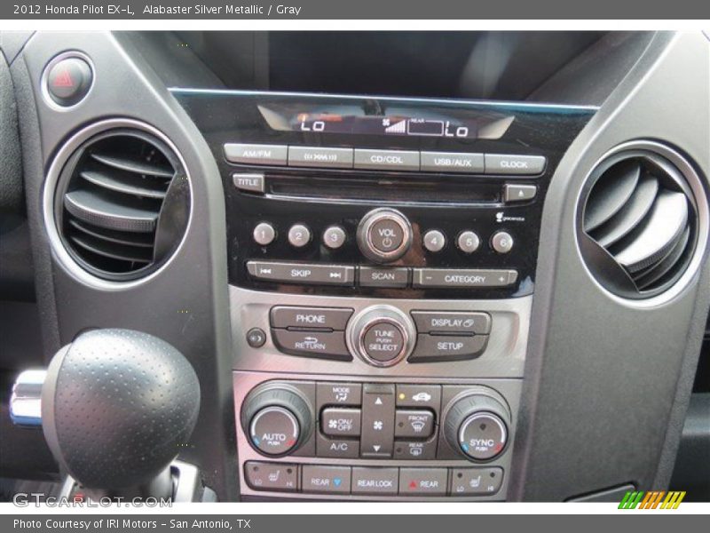 Alabaster Silver Metallic / Gray 2012 Honda Pilot EX-L