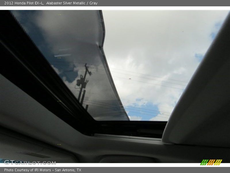 Alabaster Silver Metallic / Gray 2012 Honda Pilot EX-L