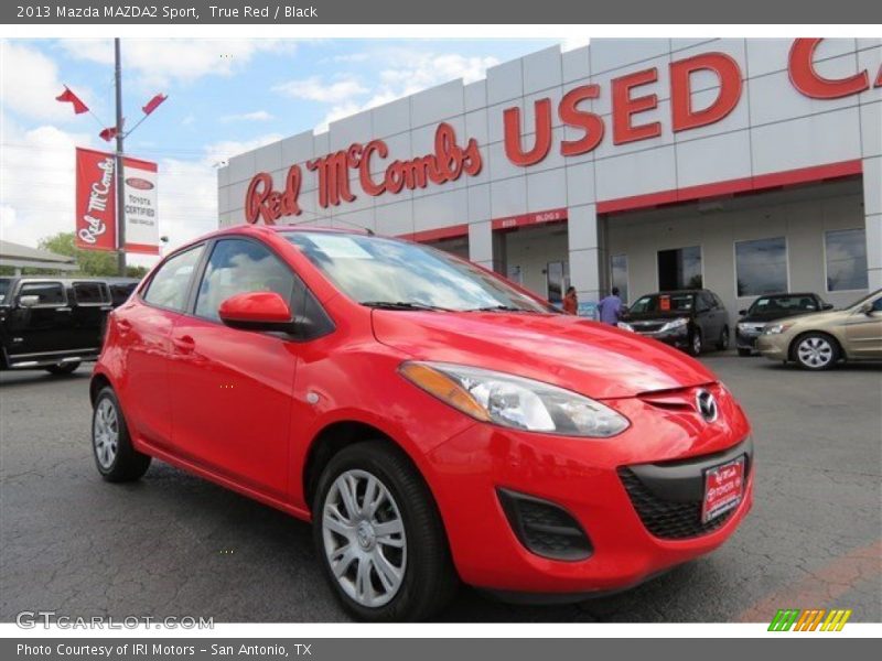 True Red / Black 2013 Mazda MAZDA2 Sport