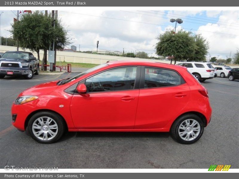 True Red / Black 2013 Mazda MAZDA2 Sport
