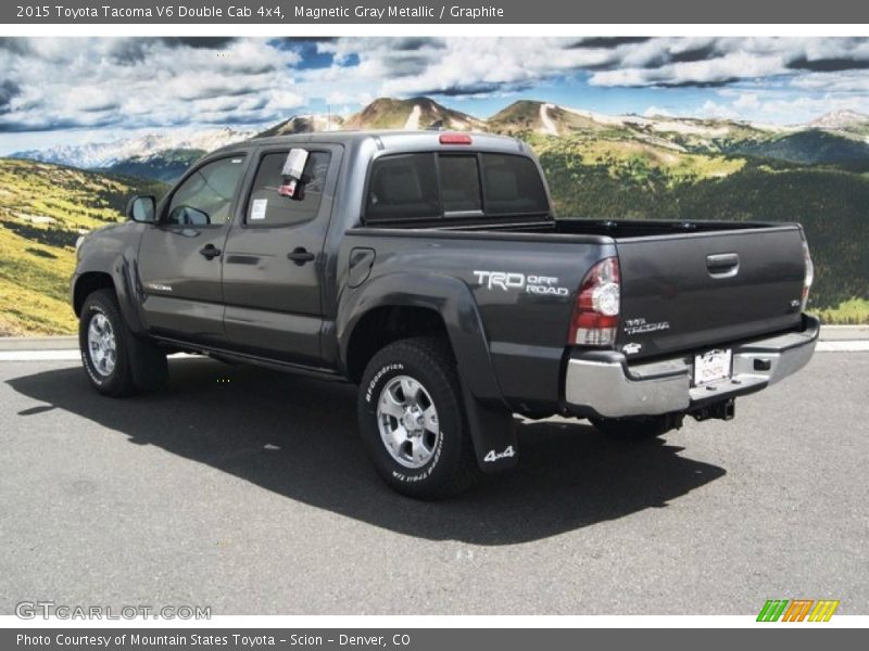 Magnetic Gray Metallic / Graphite 2015 Toyota Tacoma V6 Double Cab 4x4