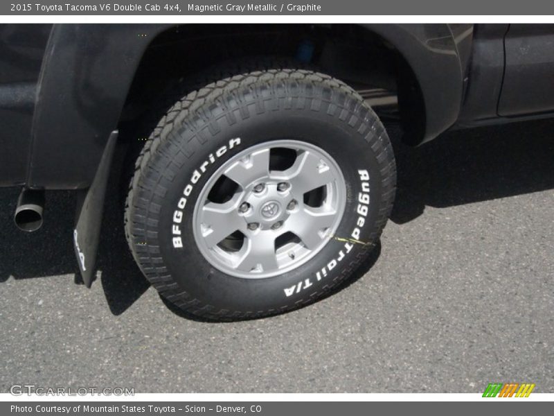 Magnetic Gray Metallic / Graphite 2015 Toyota Tacoma V6 Double Cab 4x4