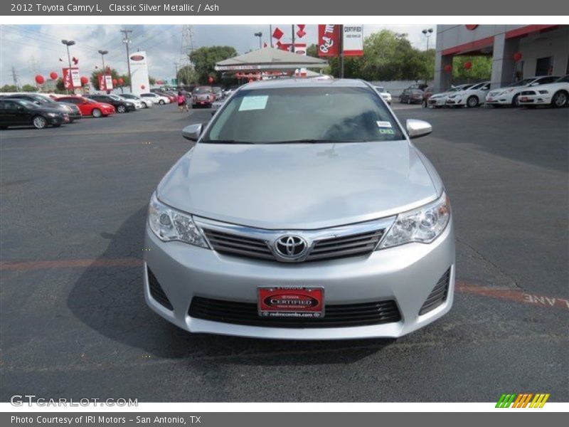 Classic Silver Metallic / Ash 2012 Toyota Camry L