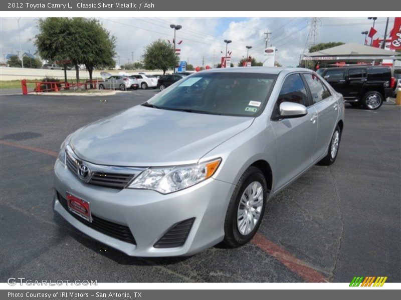 Classic Silver Metallic / Ash 2012 Toyota Camry L