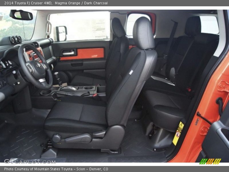 Magma Orange / Dark Charcoal 2014 Toyota FJ Cruiser 4WD