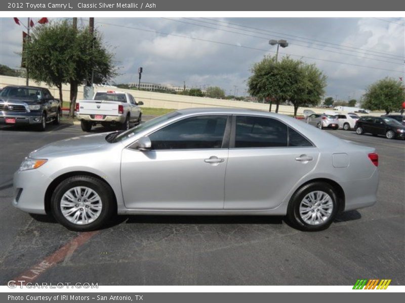 Classic Silver Metallic / Ash 2012 Toyota Camry L